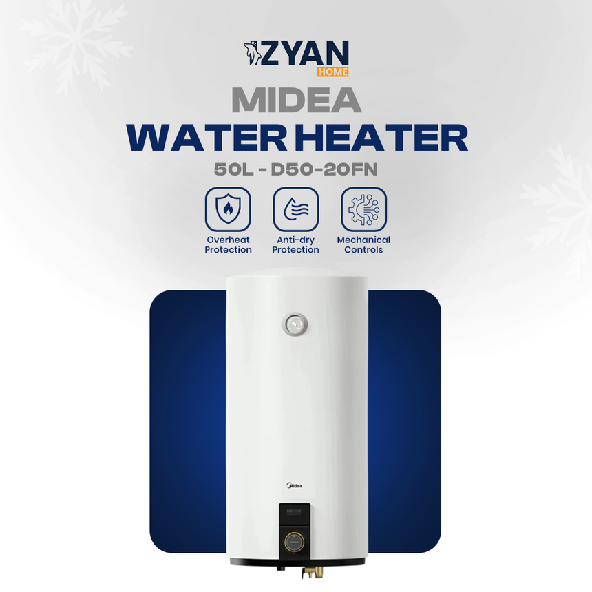 Midea Storage Water Heater- 50L - D50-20FN