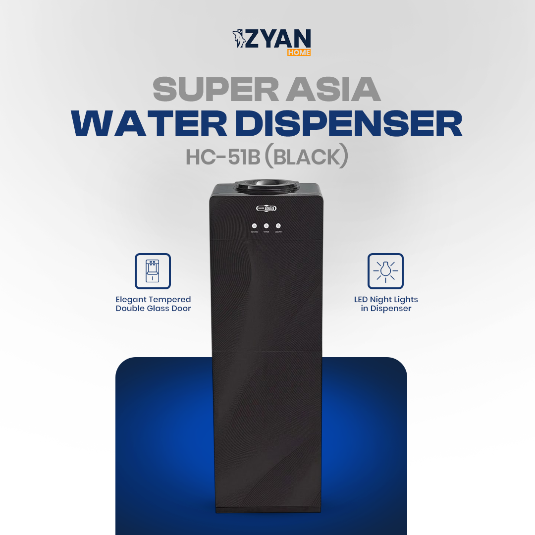 Superasia Water Dispenser HC-51B (BLACK)
