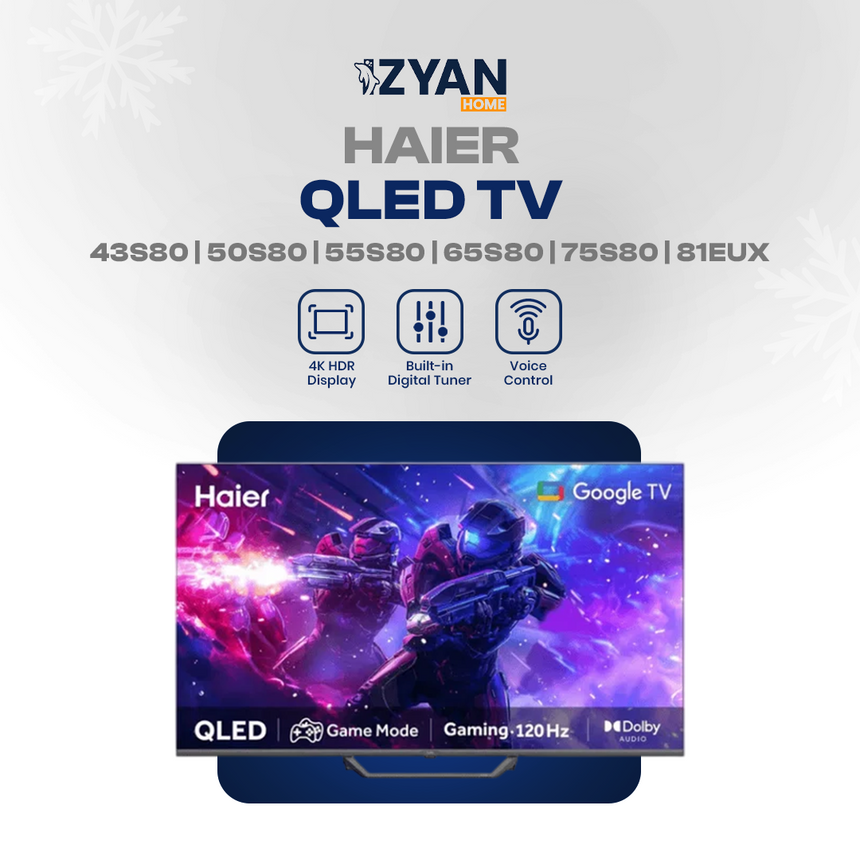 Haier QLED TV SERIES 43S80|50S80|55S80|65S80|75S80 81EUX