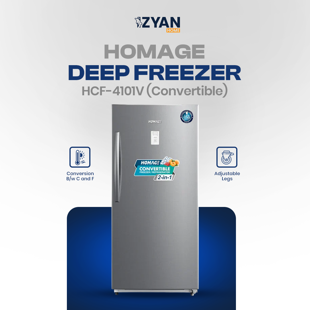 Homage Deep Freezer HCF 4101V CONVERTIBLE FREEZER