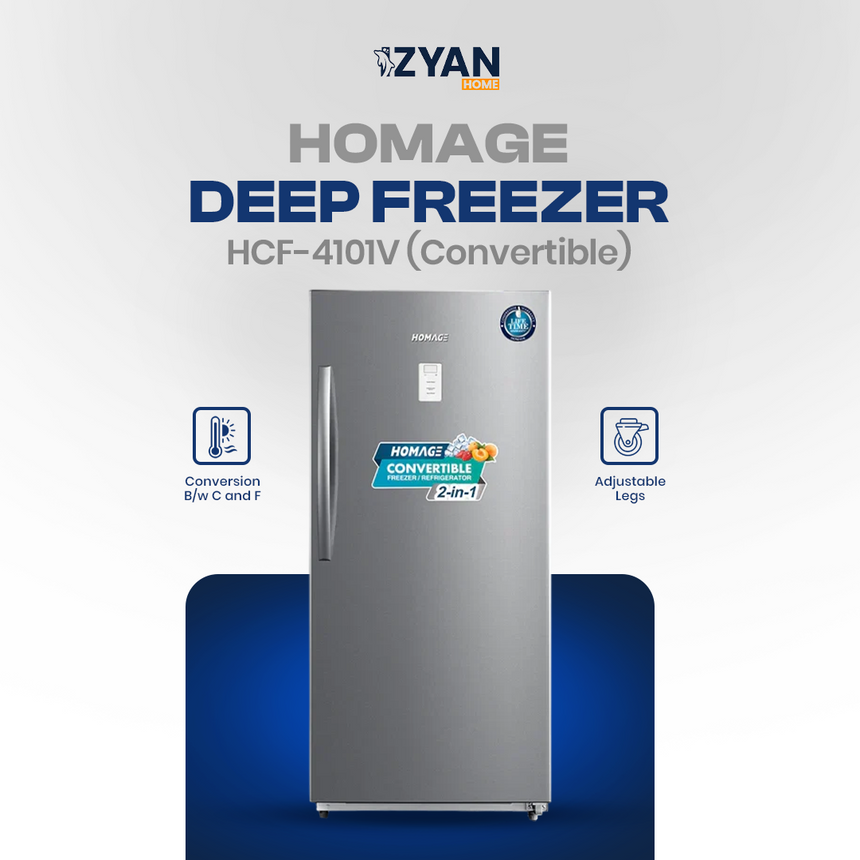 Homage Deep Freezer HCF 4101V CONVERTIBLE FREEZER