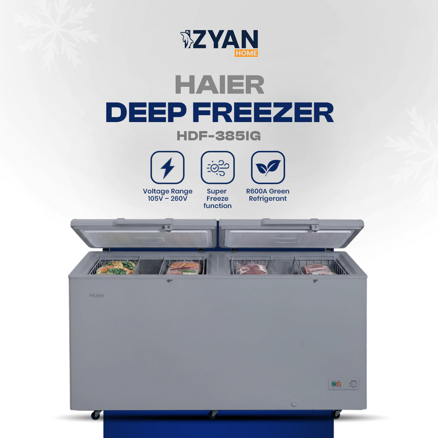 Haier Inverter Deep Freezer | HDF-385 IG