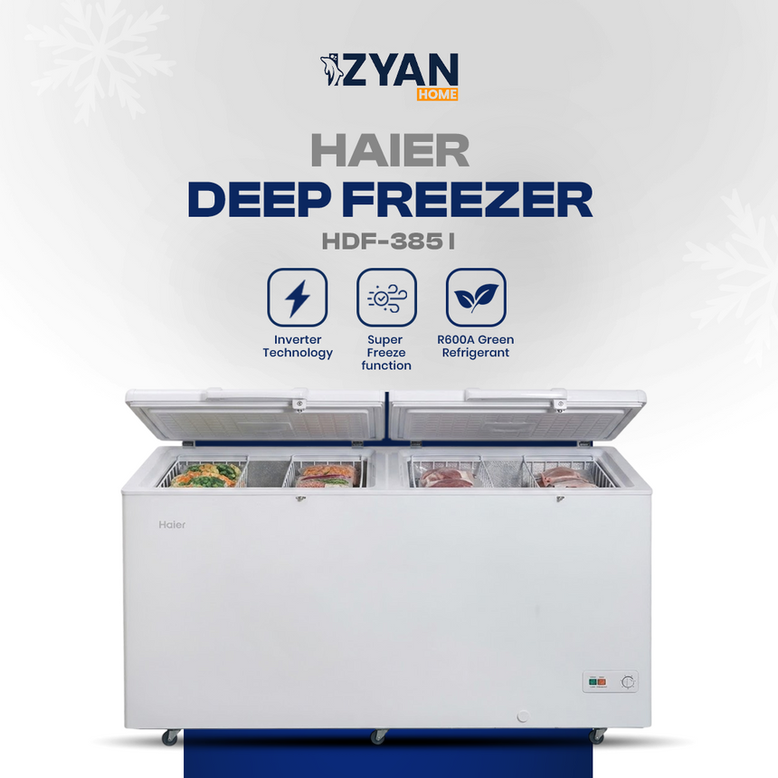 Haier Inverter Deep Freezer | HDF-385 I