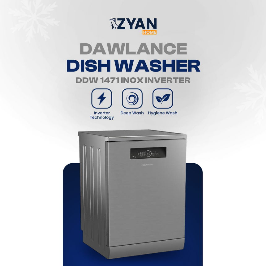 Dawlance Dish Washer DDW 1471 INOX INVERTER