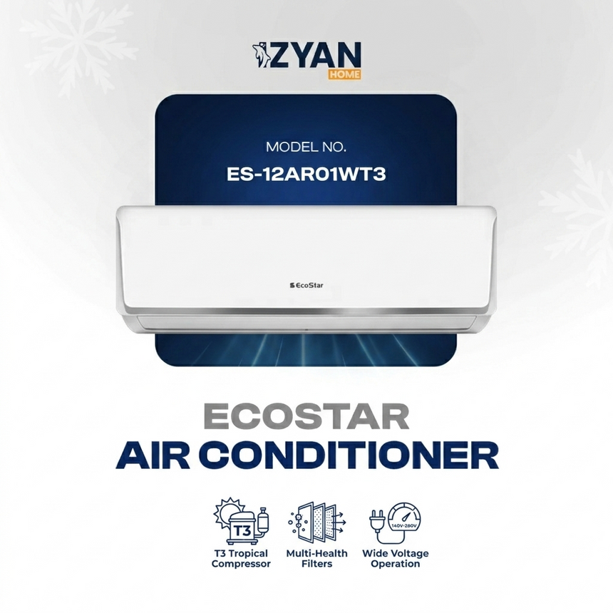 Ecostar Air Conditioner ES ARO1W T3 | Ario Series