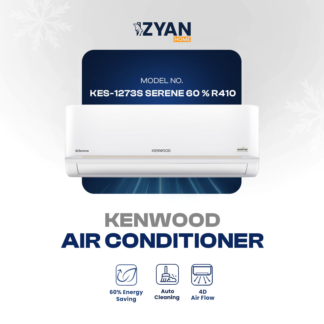 Kenwood Split Air Conditioner- E-Serene-60%-Energy Efficient