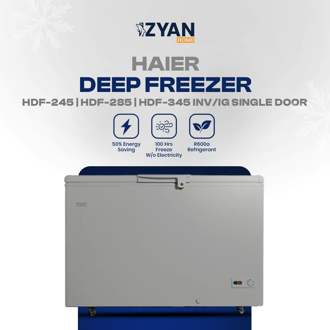 Haier Deep Freezer HDF-285 |HDF-385 |HDF-405 (Single Door)