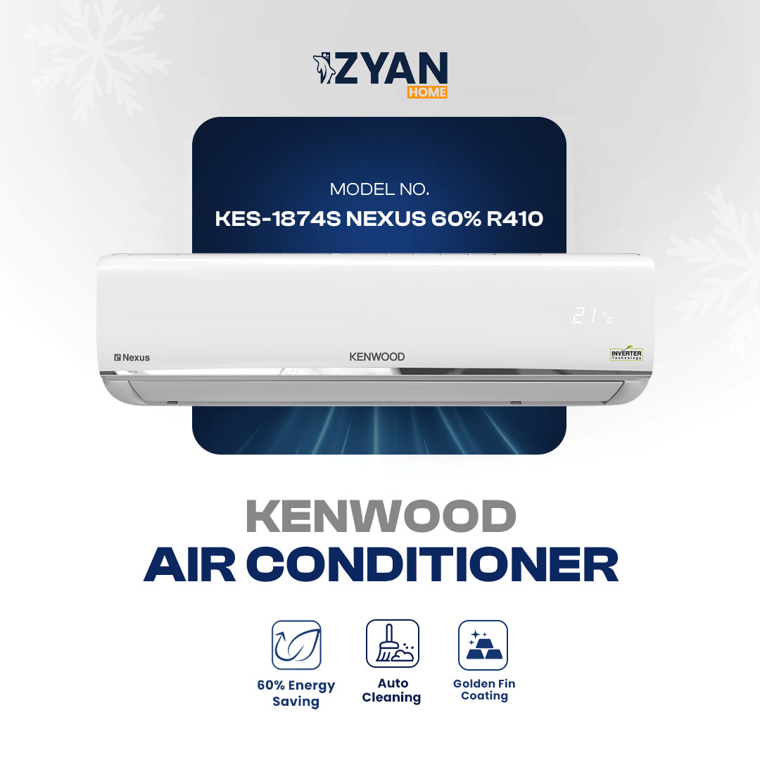 Kenwood Split Air Conditioner - E-Nexus 60% Energy Efficient
