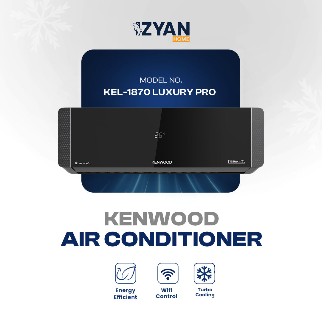 Kenwood Air Conditioner-E-Luxury Pro 75% Energy Efficiency Heat & Cool Inverter
