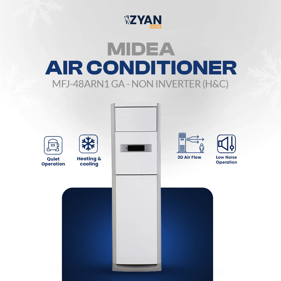 Midea Air Conditioner MFJ 48ARN1 FSU - Non Inverter (H&C) Floor Standing