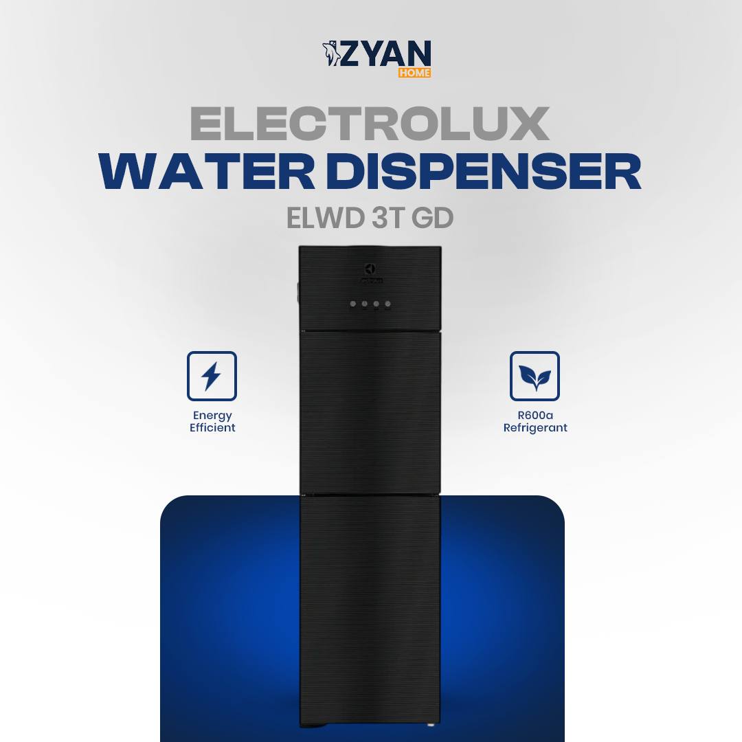 Electrolux Water Dispenser ELWD 3T GD (Linear Impression, MI BLUE, Jet Black)