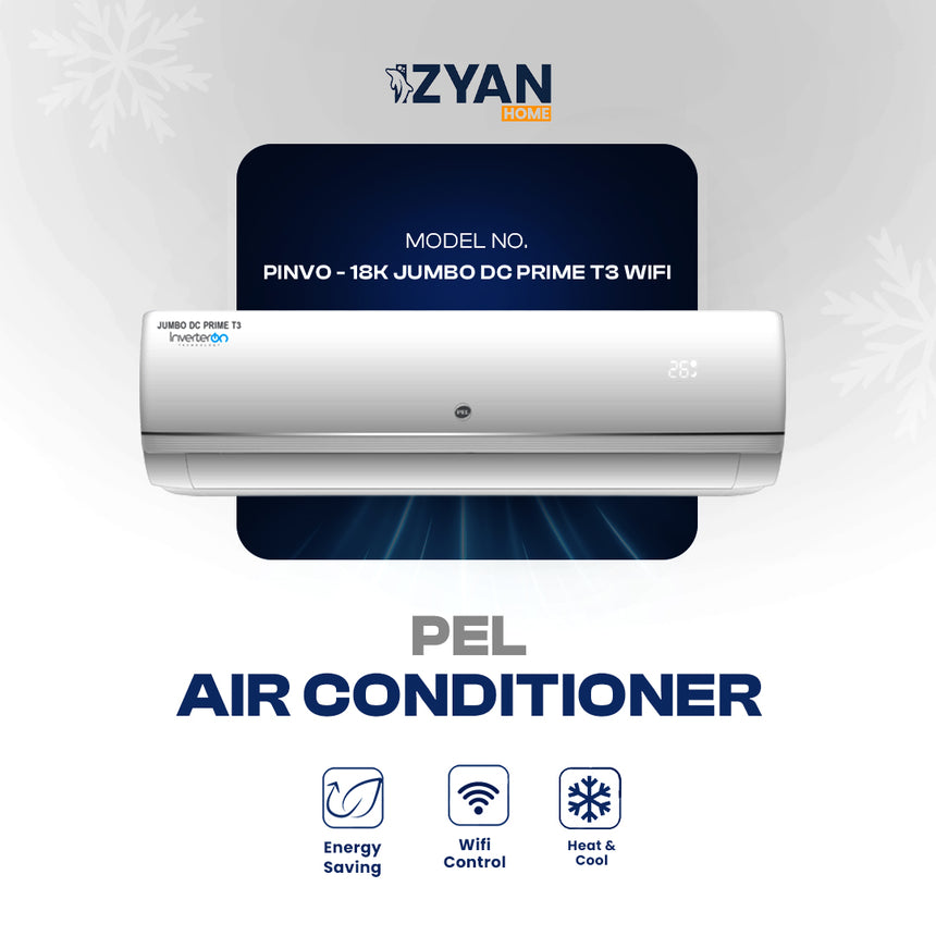 Pel Air Conditioner PINVO JUMBO DC PRIME WIFI T3 - 80% ENERGY EFFICIENCY
