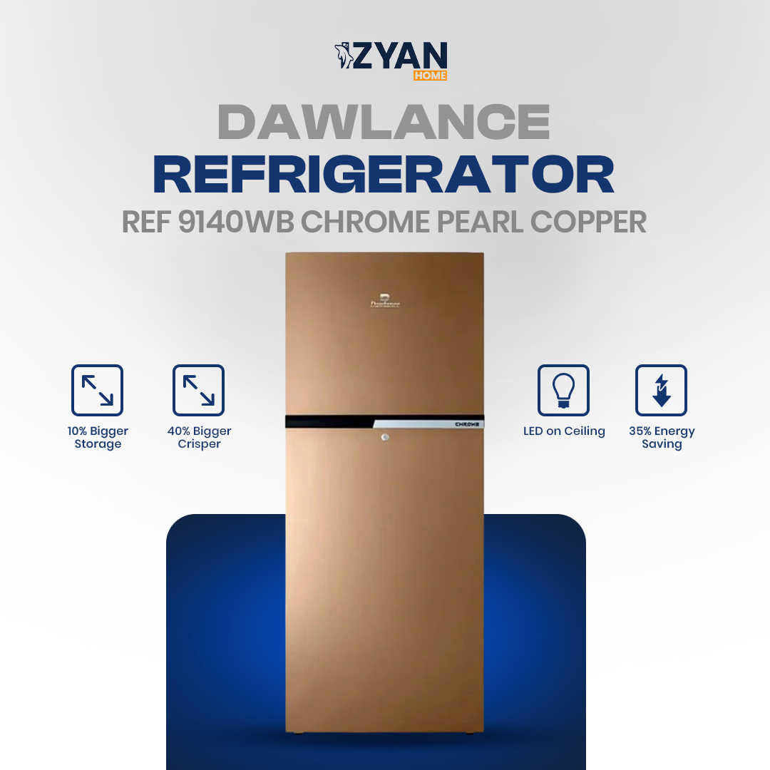 Dawlance Refrigerator 9140 CHROME Series