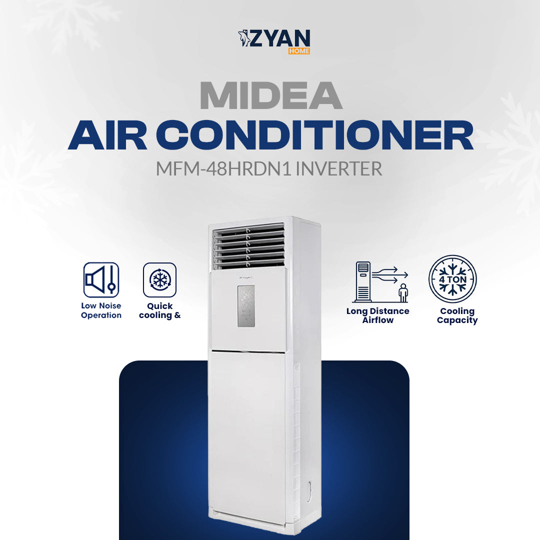 Midea Air Conditioner MFM 48HRDN1 Inverter Floor Standing