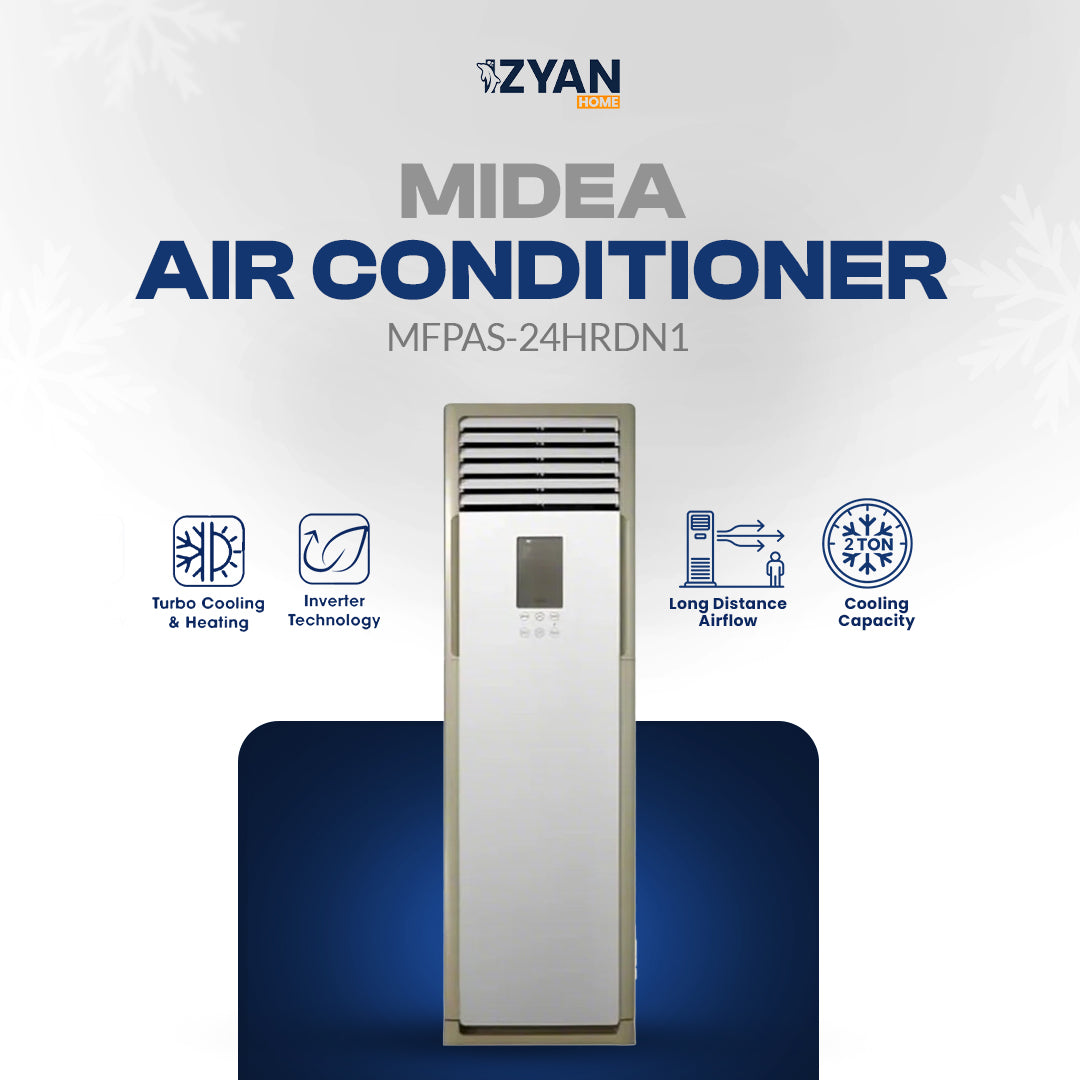 Midea Air Conditioner MFPAS 24HRDN1 FSU Inverter Floor Standing
