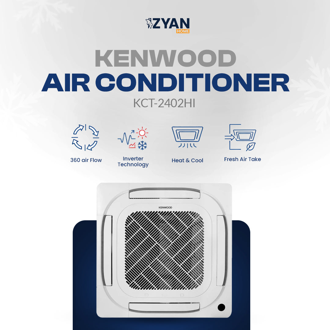 Kenwood Air Conditioner - Cassette Inverter Heat & Cool