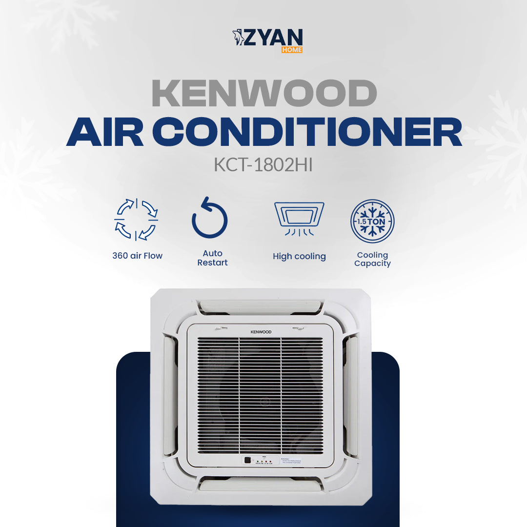 Kenwood Air Conditioner - Cassette Inverter Heat & Cool
