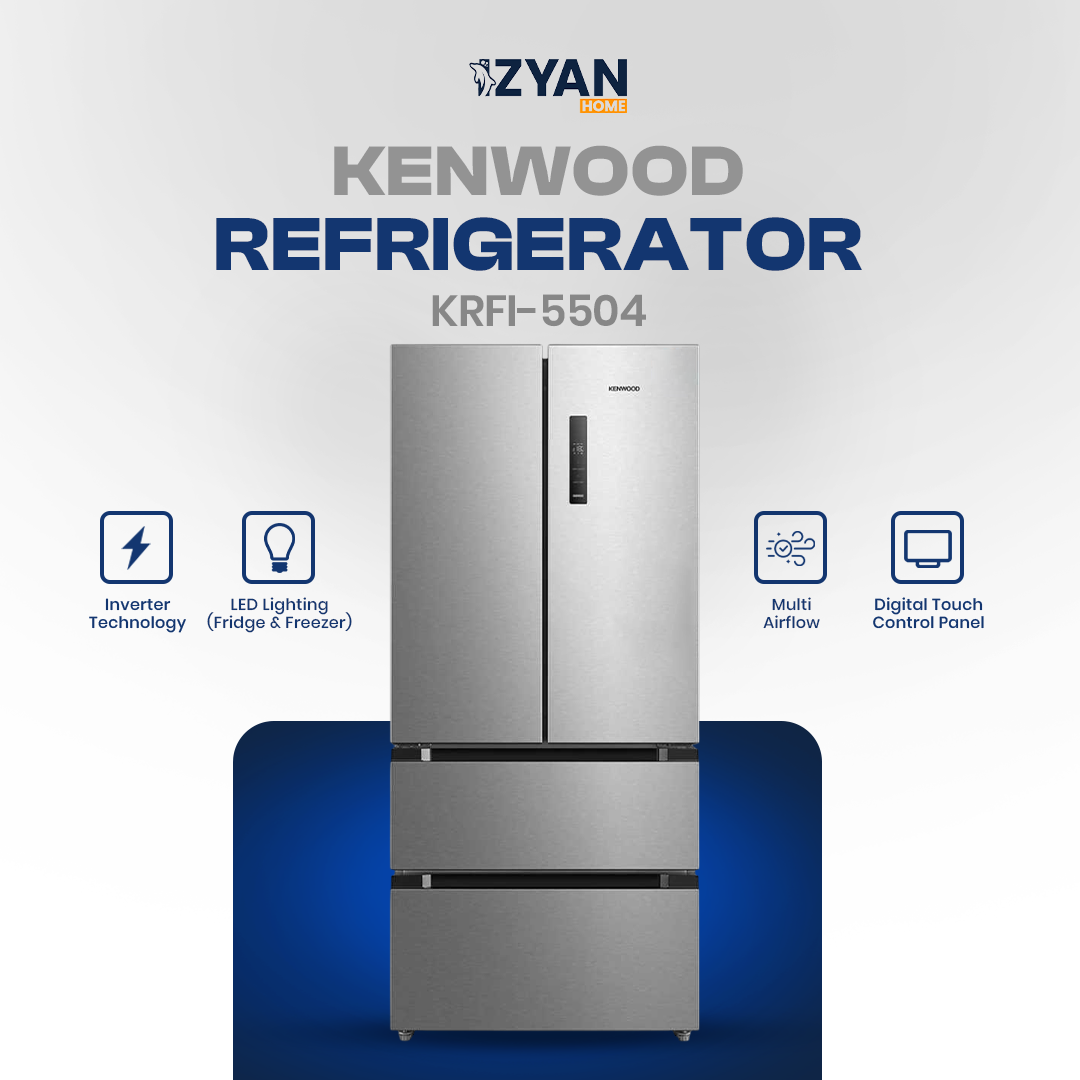 Kenwood Refrigerator KRFI-5504-NO-FROST