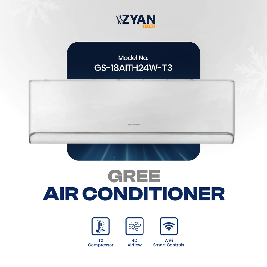 GREE AIR CONDITIONER - AIRY PLUS INVERTER SERIES AITH21 T3