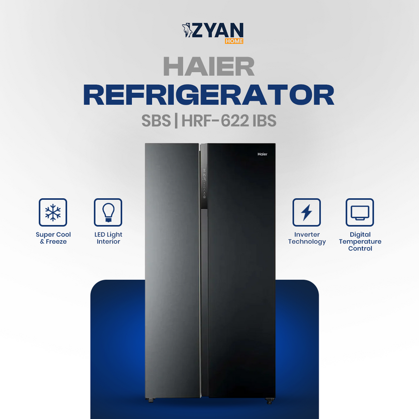 Haier Refrigerator SBS \ T-DOOR  | HRF-622 IBS