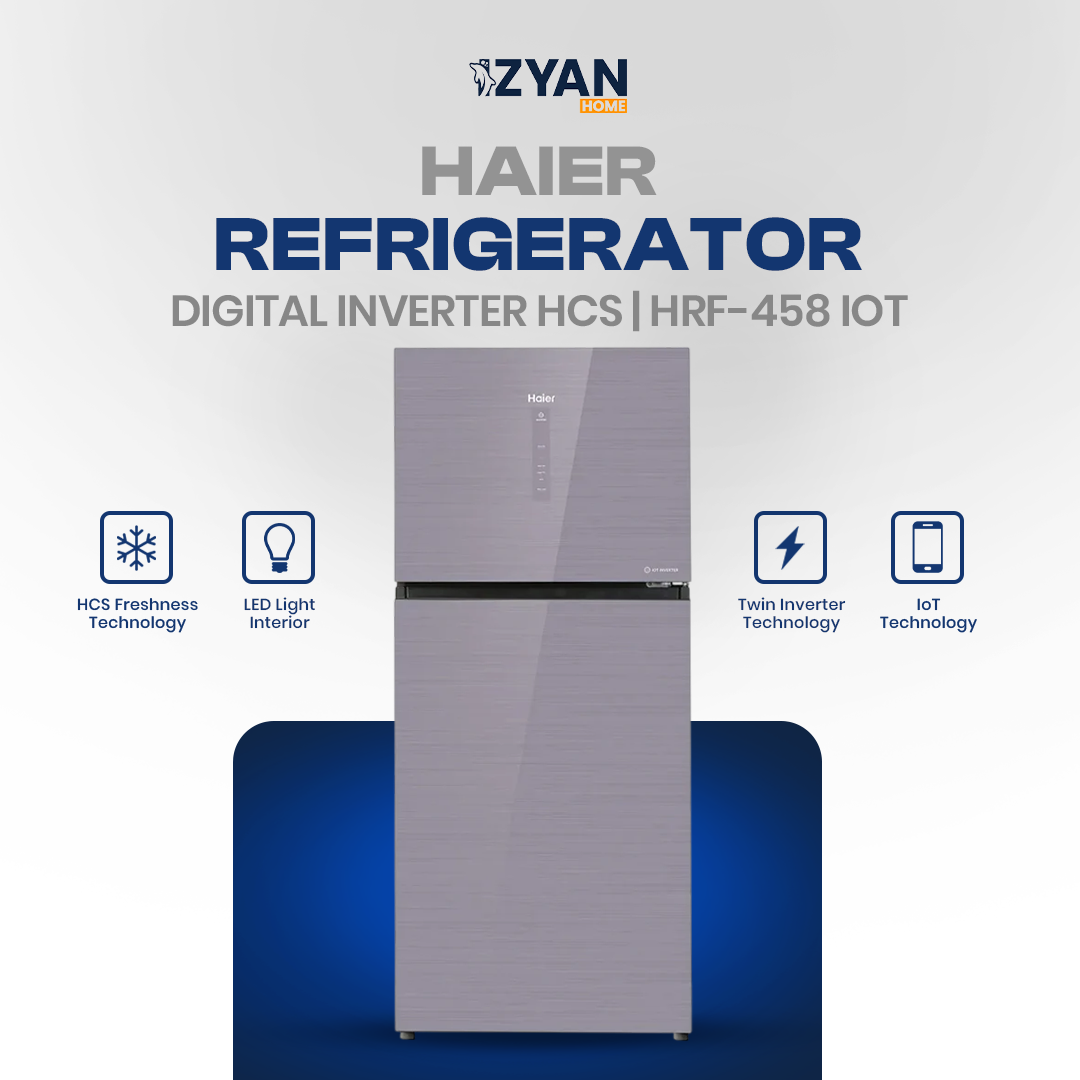 Haier Refrigerator Digital Inverter With HCS Technology  | HRF-418 | HRF-458|HRF-538 IOT