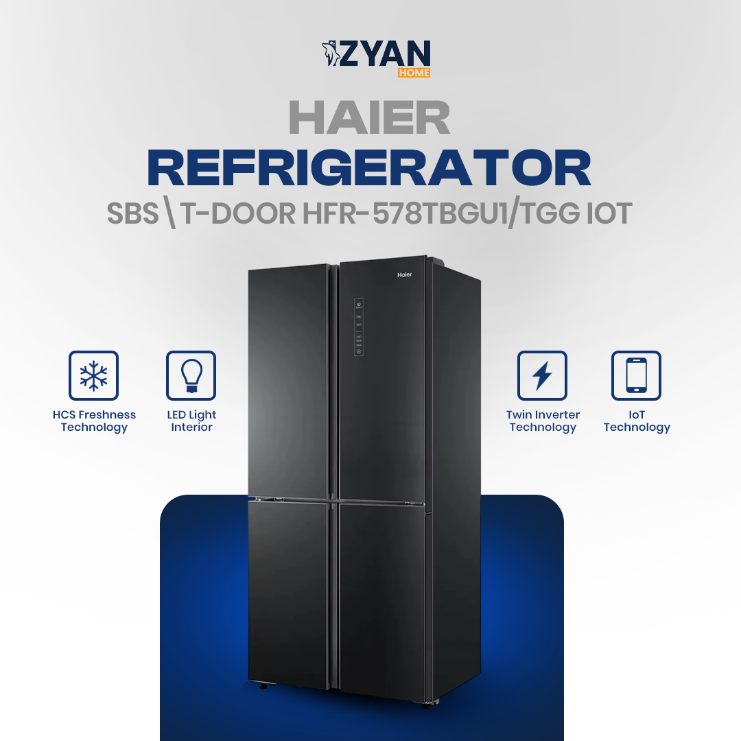 Haier Refrigerator SBS \ T-DOOR | HFR - 578TBGU1 / TGG IOT