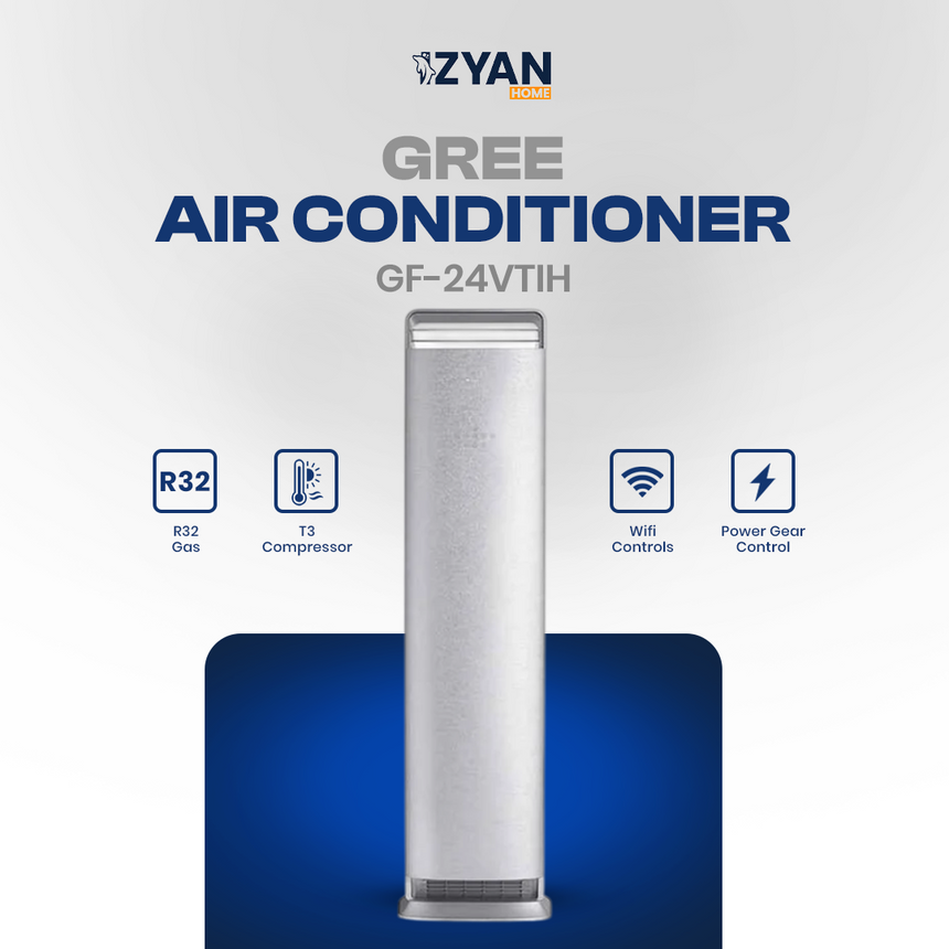 GREE AIR CONDITIONER FLOOR STANDING - GFS 24 VTIH T3 - VIOLA SERIES