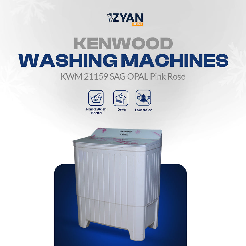 Kenwood Washing Machine Twin Tub (Semi Automatic) - Opal Series