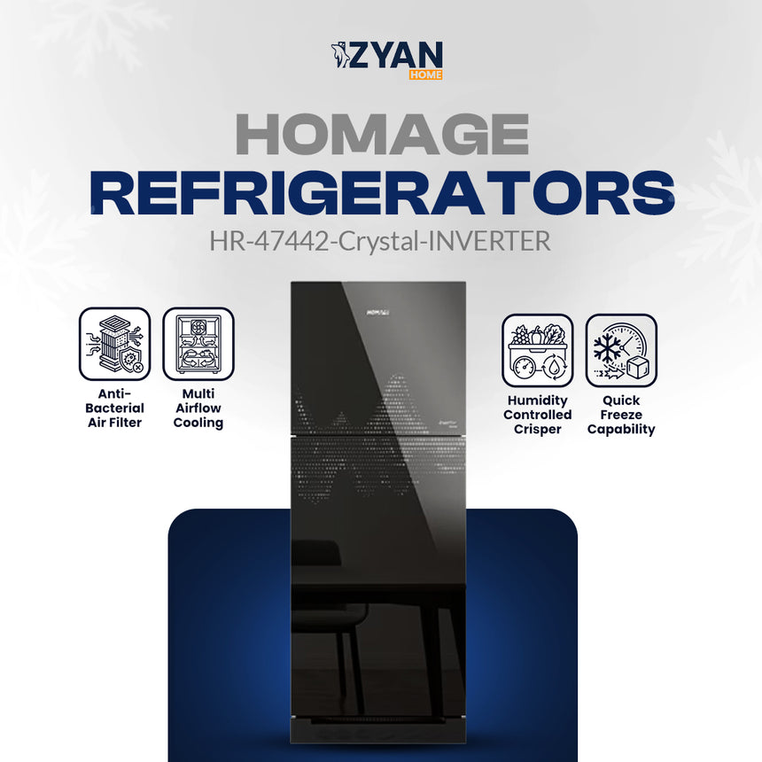 Homage Refrigerator CRYSTAL INVERTER (MIG MIRROR)