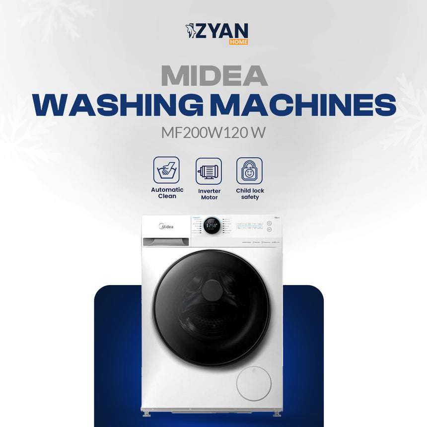 Midea Washing Machine WM - AWM - FRONT LOAD-9KG | 12KG