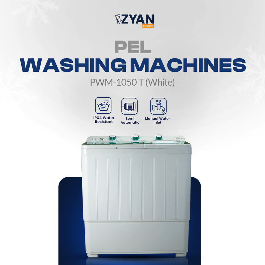 Pel Washing Machine PWM 1050 T (White)