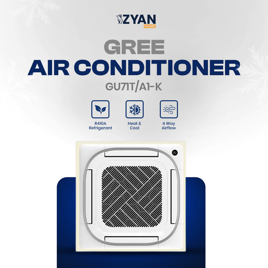 GREE CONVENTIONAL NON-INVERTER CASSETTE TYPE GU71T/A1-K
