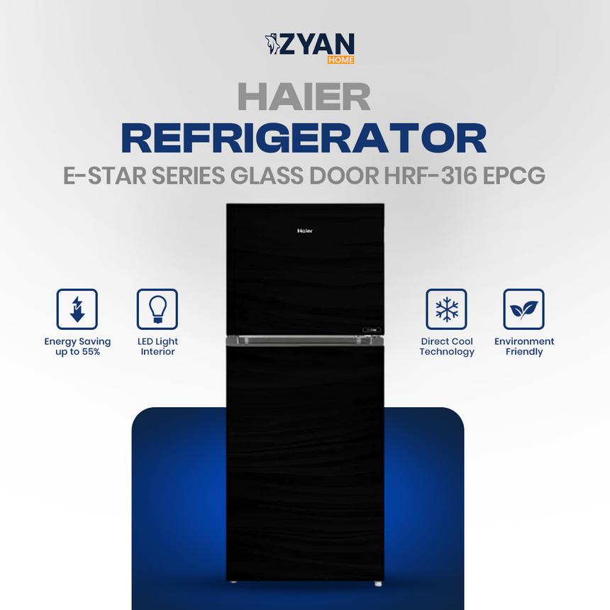 Haier Refrigerator E-Star Series Glass Door
