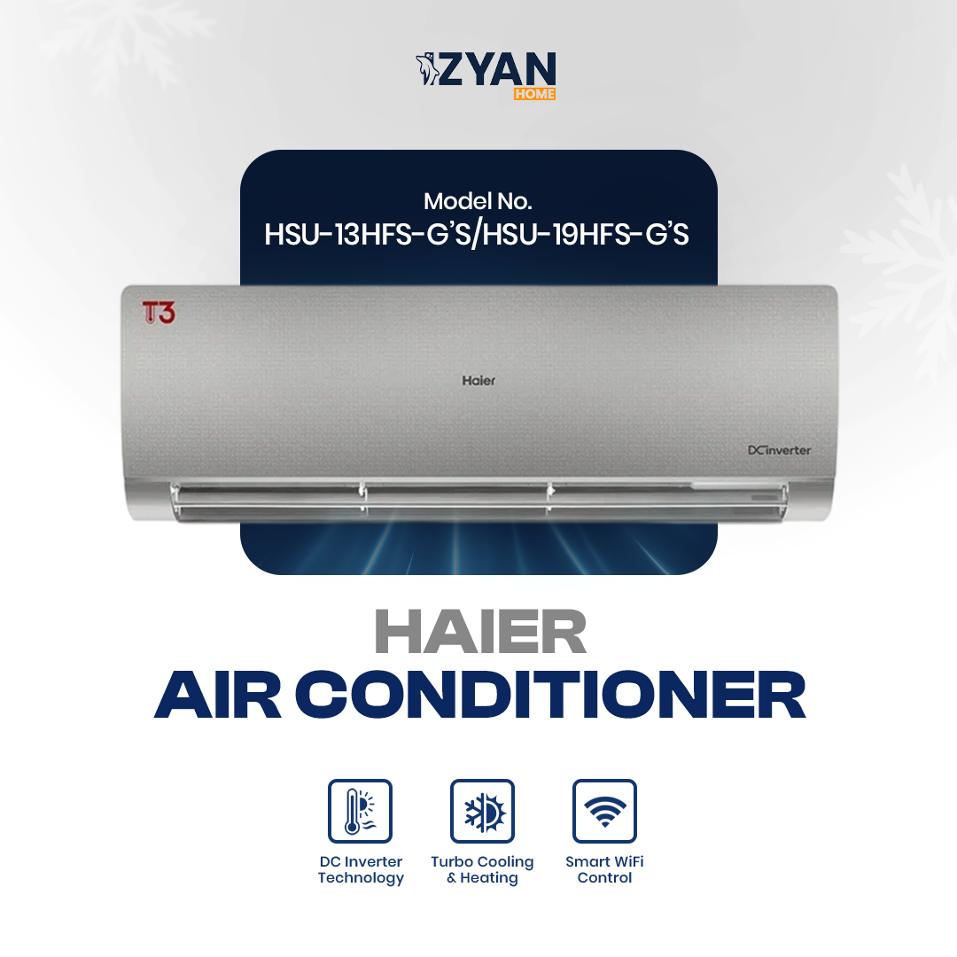 Haier Air Conditioner Super Inverter Series |HSU-13HFS/G/S |HSU-19HFS/G/S