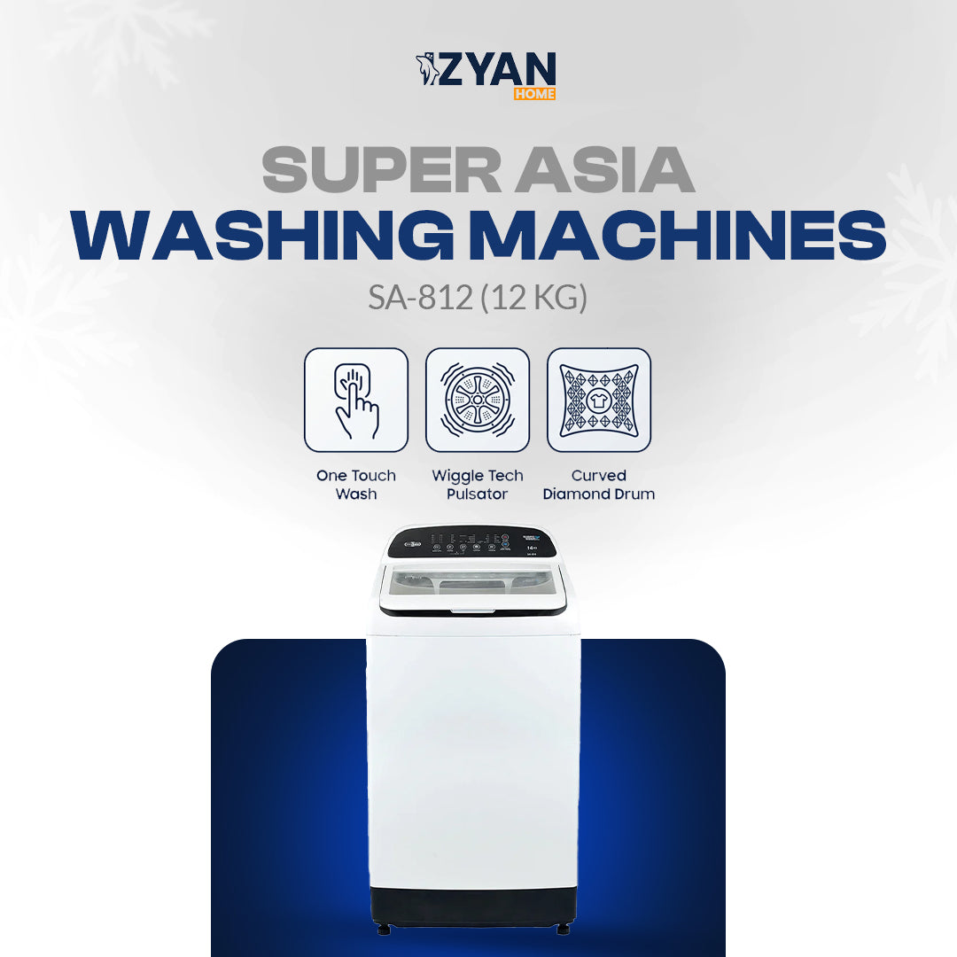 Superasia Washing Machine SA 812 (12 KG)