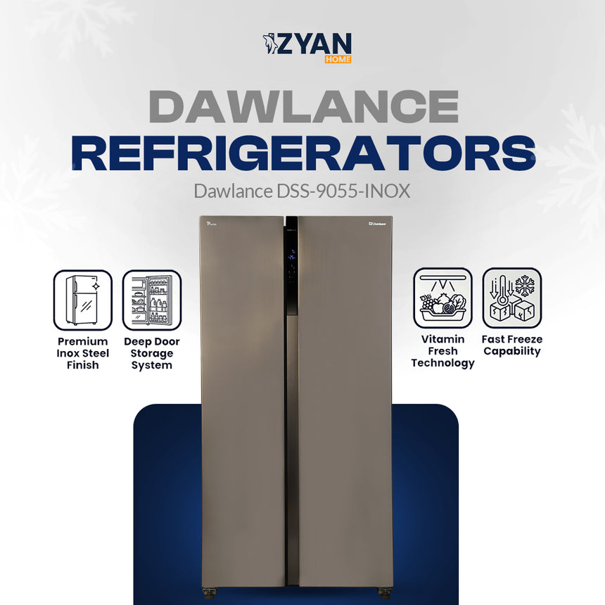 Dawlance Refrigerator NO FROST DSS 9055 INOX