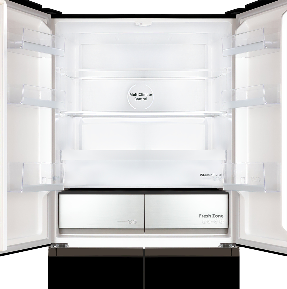 DAWLANCE REFRIGERATOR - DMD 9060 GLASS DOOR INVERTER