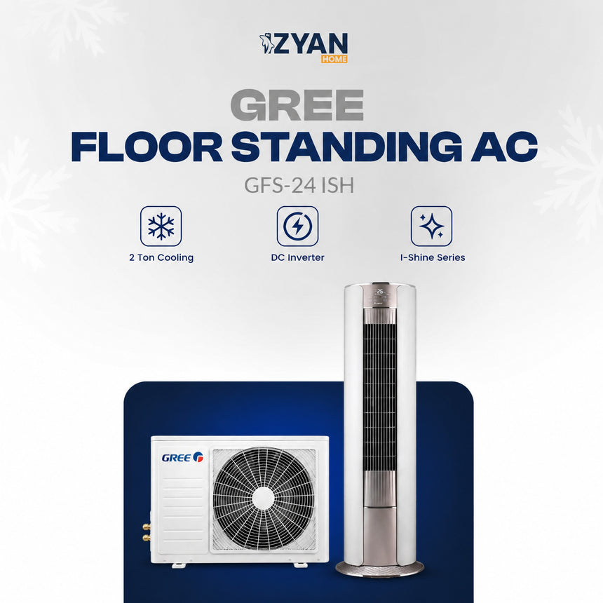 GREE AIR CONDITIONER Floor Standing - GFS 24 ISH - I SHINE SERIES