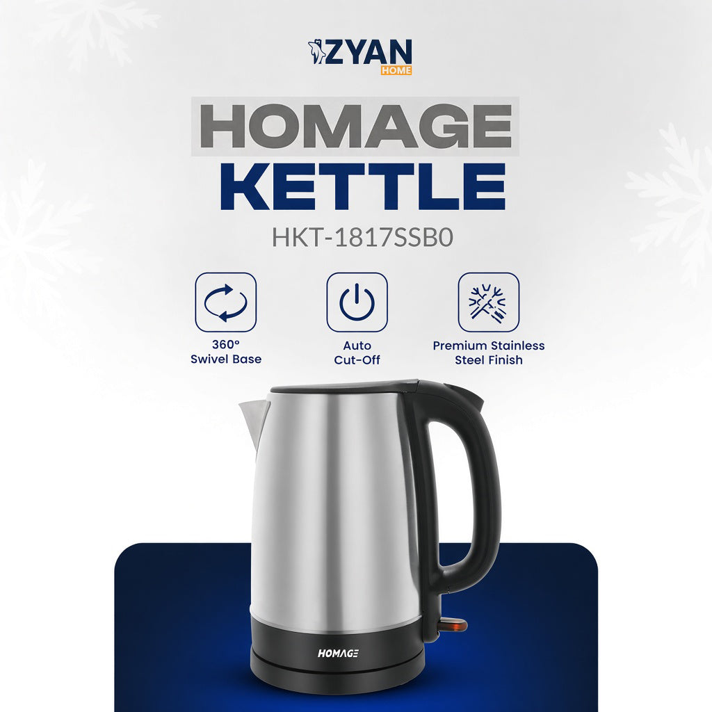 Homage kettle HKT-1817SSB0