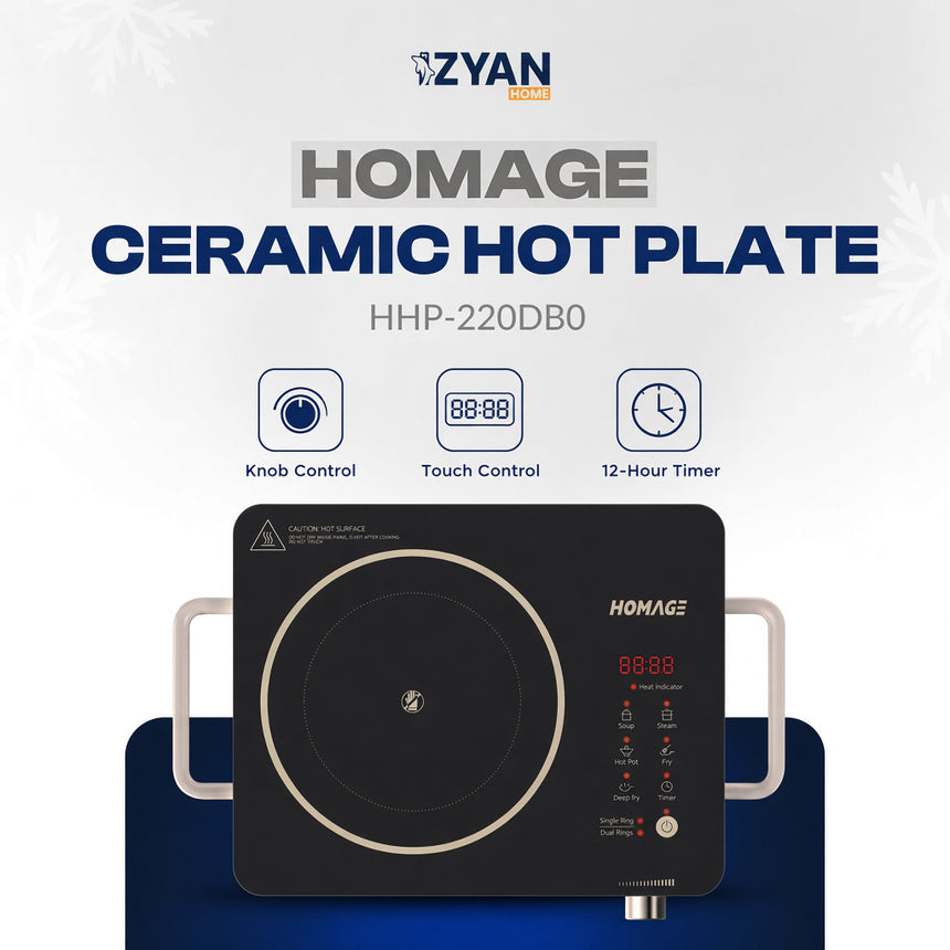 Homage Cermaic Hot Plate HHP 220DB0