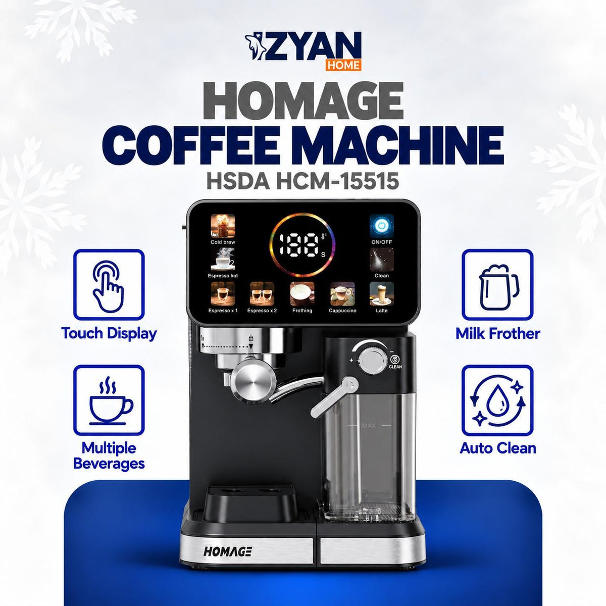 HOMAGE COFFE MACHINE HCM 15515
