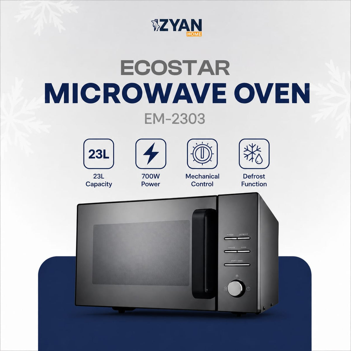Ecostar Microwave oven EM-2303 BDG